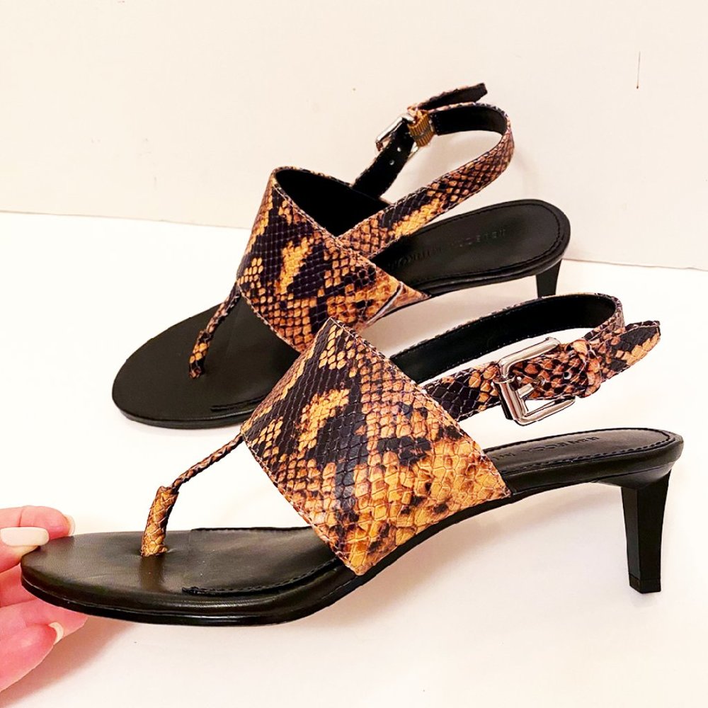 NEW REBECCA MINKOFF Snake print sandals